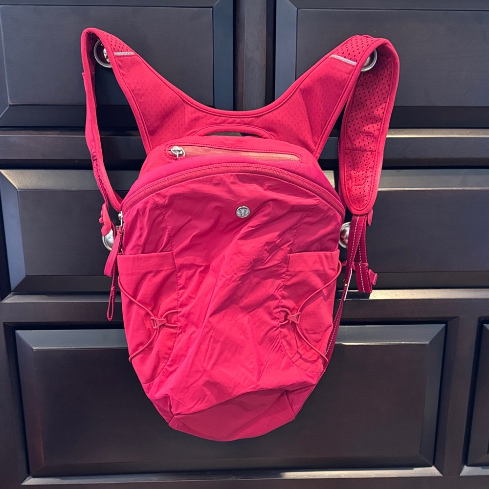 lululemon athletica hot pink run all day Backpack
